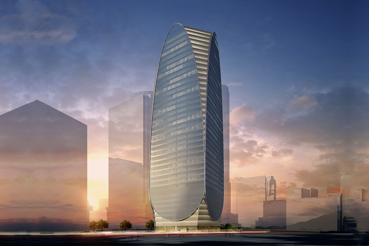 献礼元旦,江河幕墙成功中标菲律宾Exquadra幕墙工程